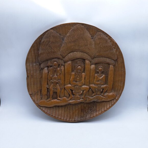 Large African Wall Plaque - Picture 10 of 12